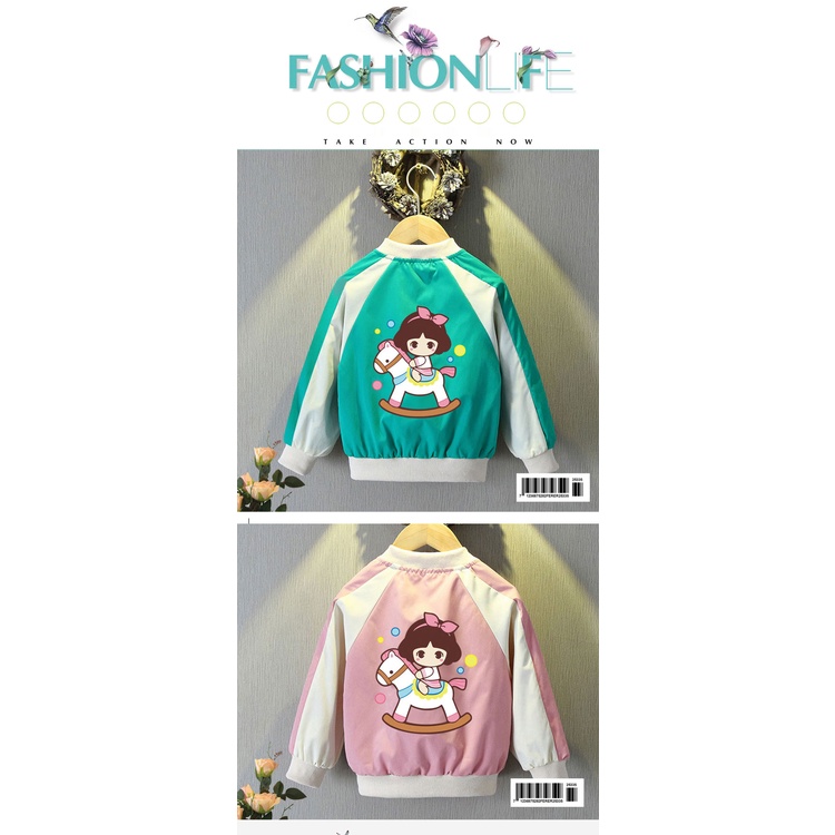 Áo khoác AMILA thời trang mùa xuân phong cách Hàn Quốc cho bé gái