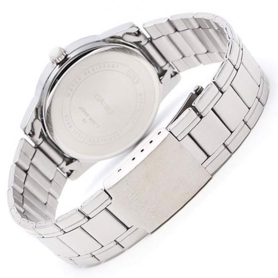 Đồng hồ nam Casio MTP-V001D-7BUDF  - Dây kim loại - Mặt số nền bạc