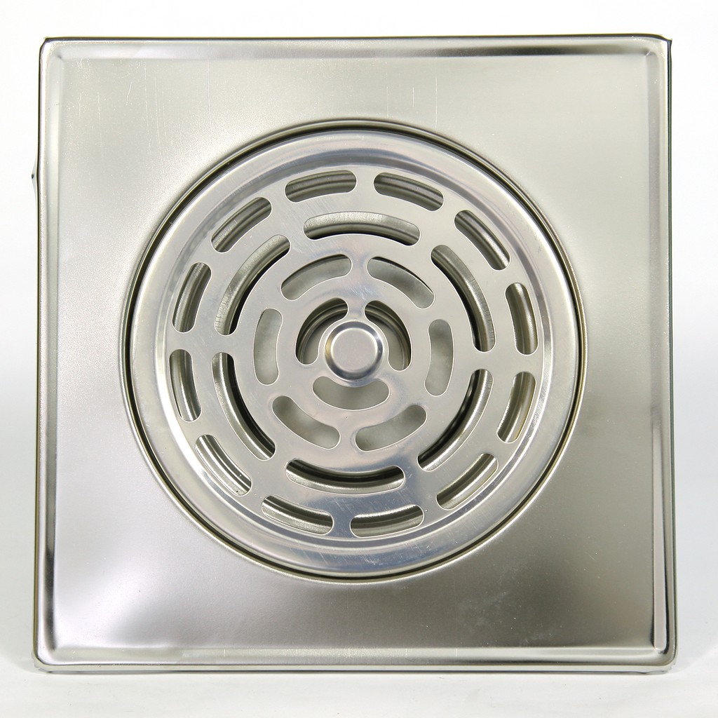 Hố ga thoát sàn Inox chống hôi 20x20cm HG02