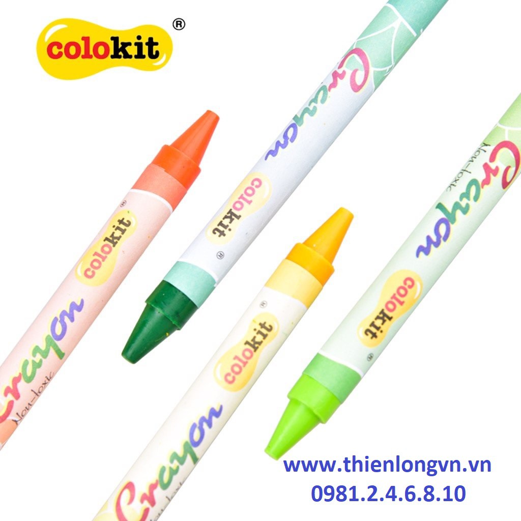 Bút sáp màu Thiên Long Colokit CR-C022 / CR-C021 - 12/24 màu