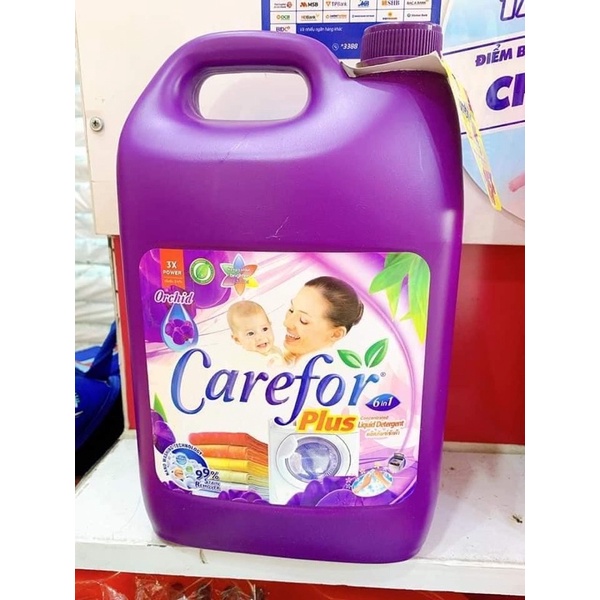 NƯỚC GIẶT CARE FOR 6 IN 1 Thái Lan chuẩn hãng can 5 lít