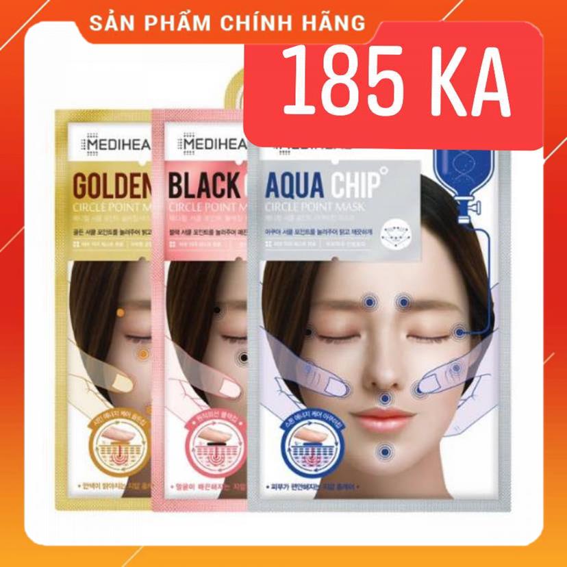 Mặt nạ bấm huyệt chip mediheal black circle point chip mask nội địa hàn date 11.2022 msp27809