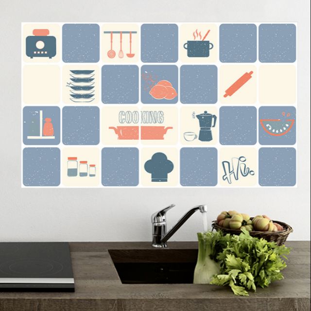 Giấy dán bếp cách nhiệt cao cấp