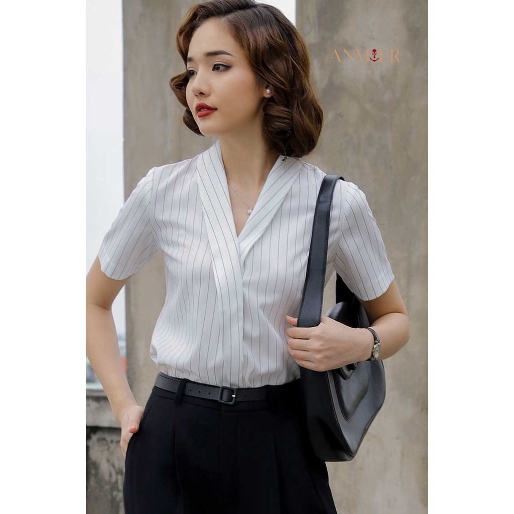 Grace Shirt - Áo sơ mi công sở - Anmier Thời Trang Thiết Kế Cao Cấp
