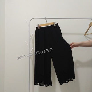 Quần ống đứng nữ- quần lỡ- quần họa tiết