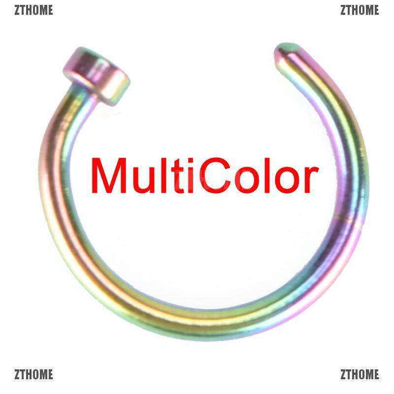 Khuyên mũi bằng thép không gỉ dùng cho y tế màu tùy chọn cá tính thời trang