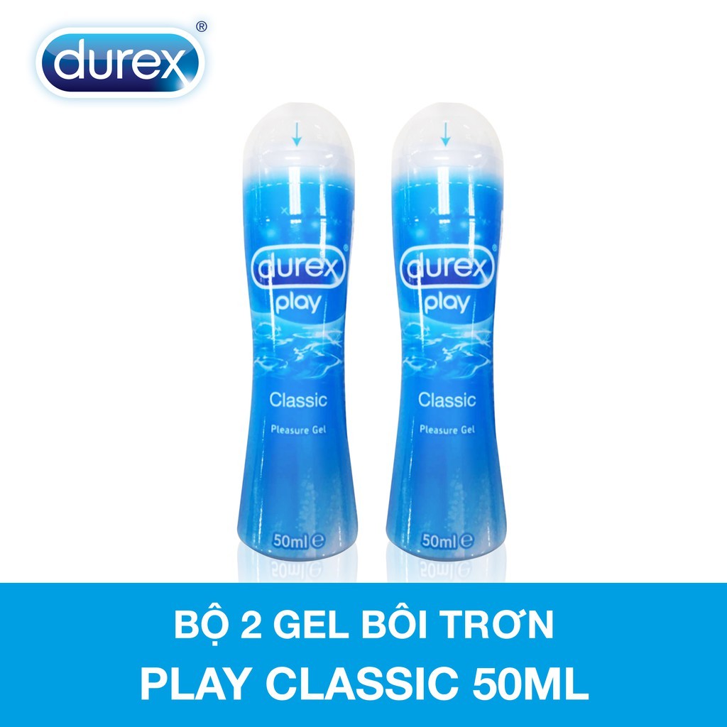 Bộ 2 gel bôi trơn DUREX PLAY CLASSIC 50ml/Chai