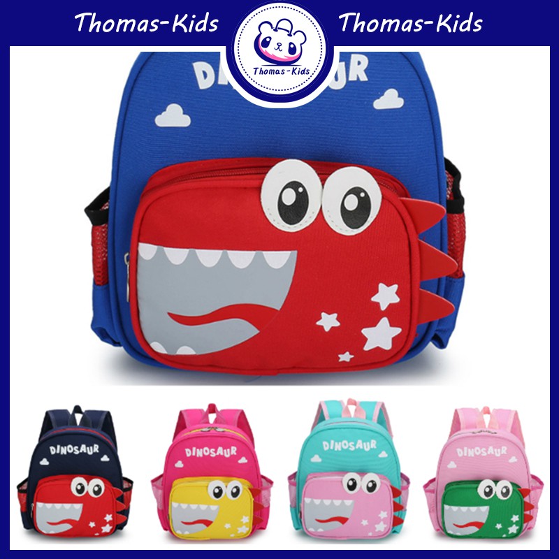 [THOMAS KIDS] Ba Lô Đa Năng Họa Tiết Khủng Long Dễ Thương Cho Bé Mẫu Giáo