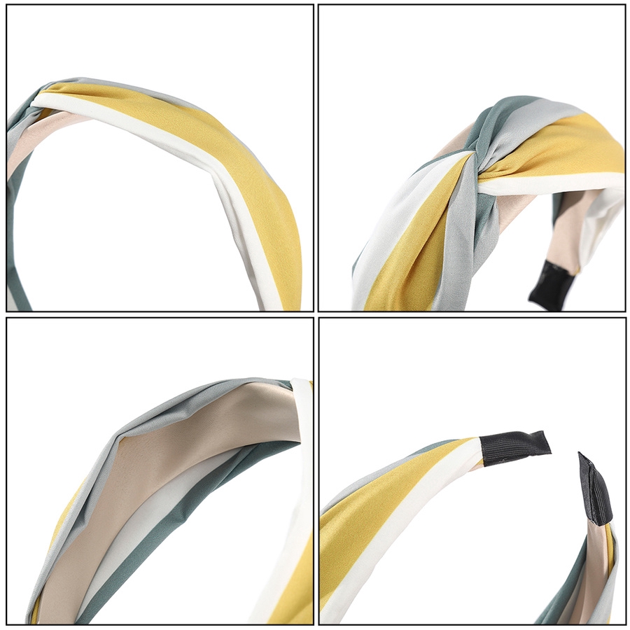 Cài tóc vải thắt nút phong cách thời trang Hàn