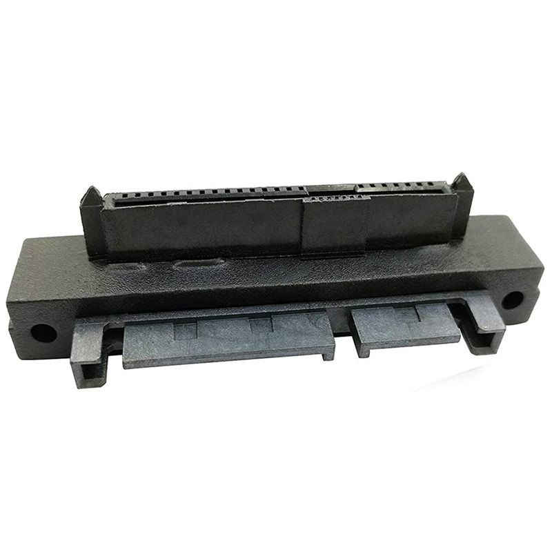 Right Angled 90 Degree SFF-8482 SAS 22 to 7 + 15 Pin SATA Hard Disk Drive Raid Adapter