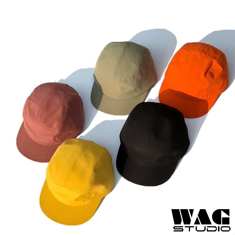 Mũ WAG | Mùa Hè 5 PANEL CAP Hip Hop Cap Snapback Cap Mũ Flat Hat Nam Nữ Có Thể Điều Chỉnh Mũ Bóng Ch