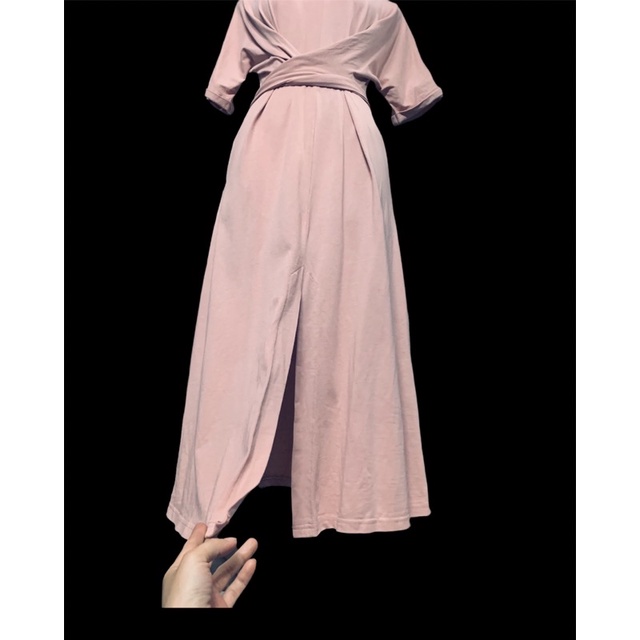 Đầm thun cột eo Free size