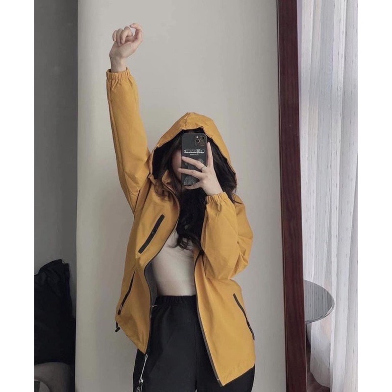 ÁO GIÓ HIDOLI MŨ RỜI LÓT LÔNG CỪU