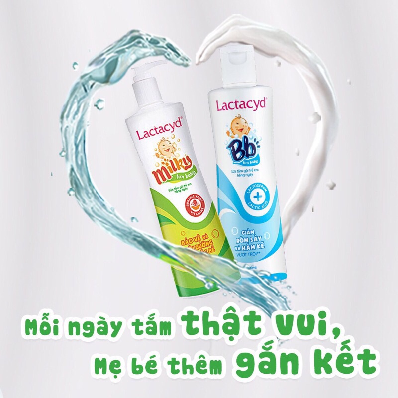 SỮA TẮM LACTACYD MILKY CHO BÉ