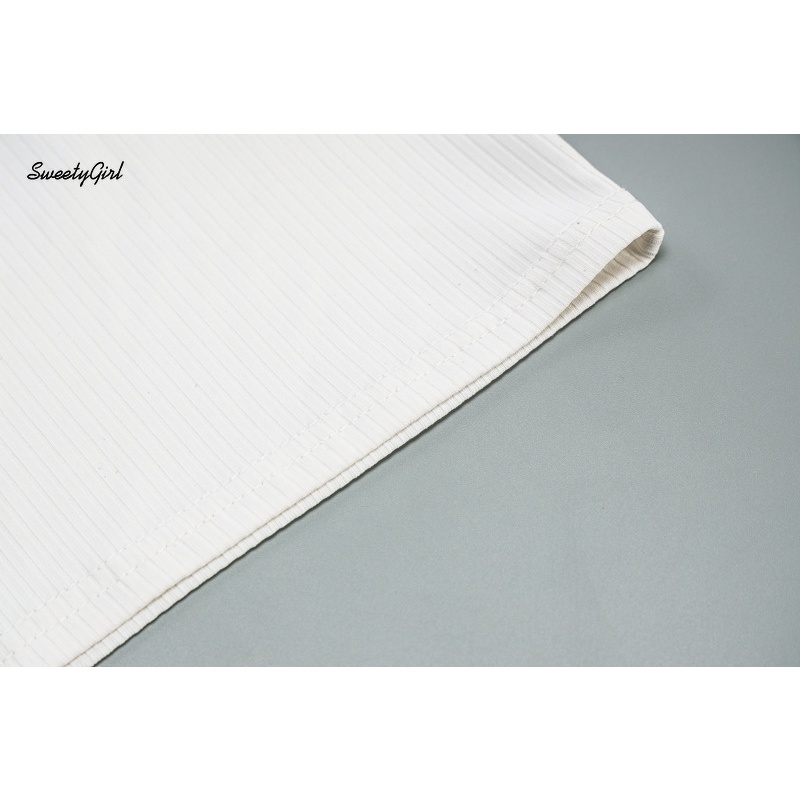 Áo Sát Nách Cổ Tròn In Họa Tiết Hoạt Hình Màu Sắc Tương Phản Thời Trang Cho Nữ