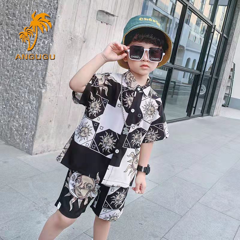 Set 2 Áo Thun + Quần Short Thời Trang Cho Bé Trai Từ 3 Đến 4-5 Đến 6 Đến 7 Đến 8 Đến 9 Đến 10 Đến 11 Đến 12 Tuổi Bán Thanh Thiếu Niên