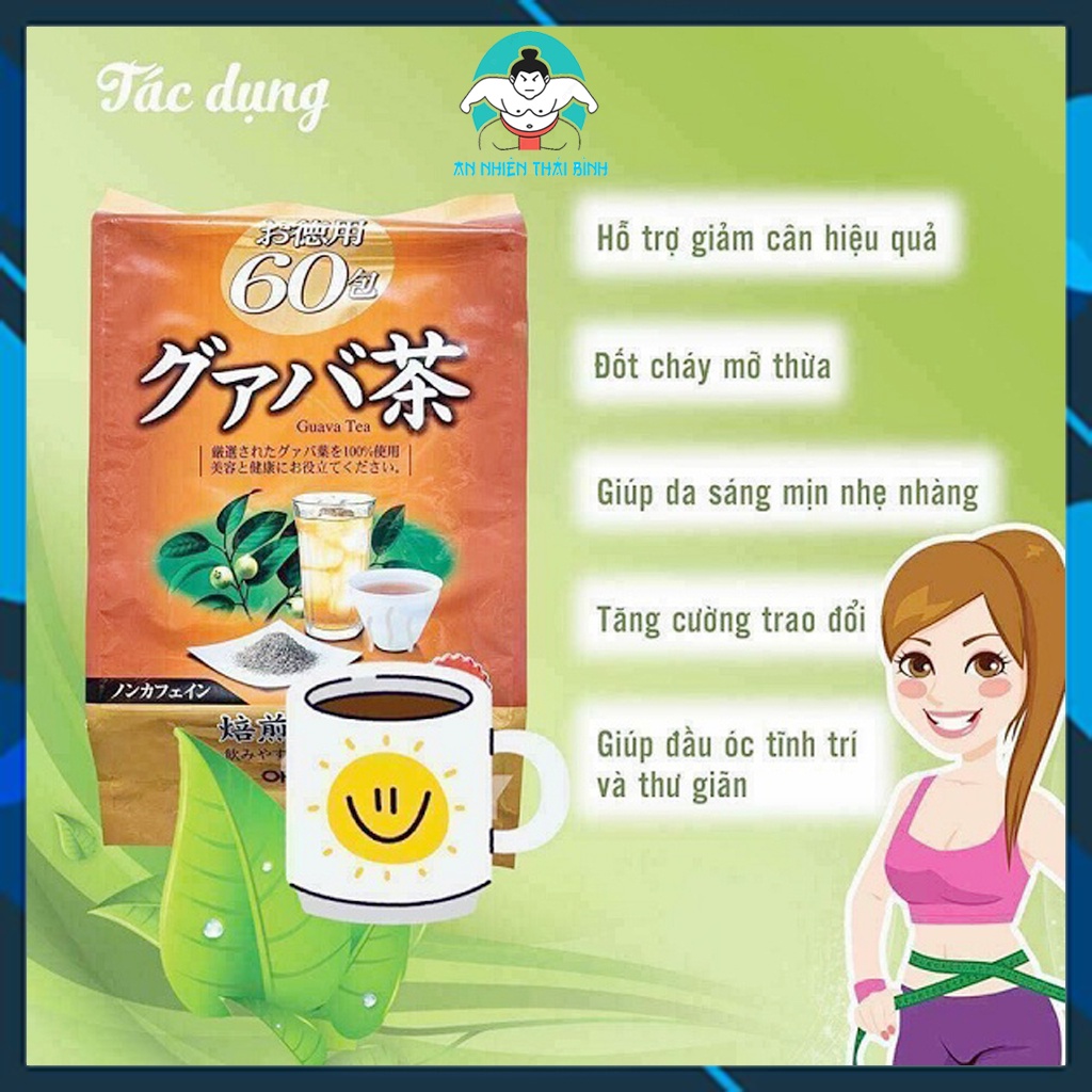 Trà Ổi Orihiro Nhật Bản 60 gói