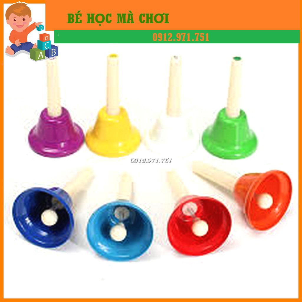 CHUÔNG LẮC ĐỊNH ÂM cảm thụ âm thanh Montessori cho bé