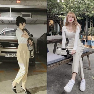 Quần baggy nữ chất ruby