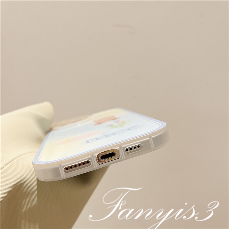 Ốp Điện Thoại Mềm Trong Suốt Họa Tiết Tai Gấu Cho iPhone 14 13 12 11 Pro Max X XR Xs Max 8 7 6 6s Plus SE 2020