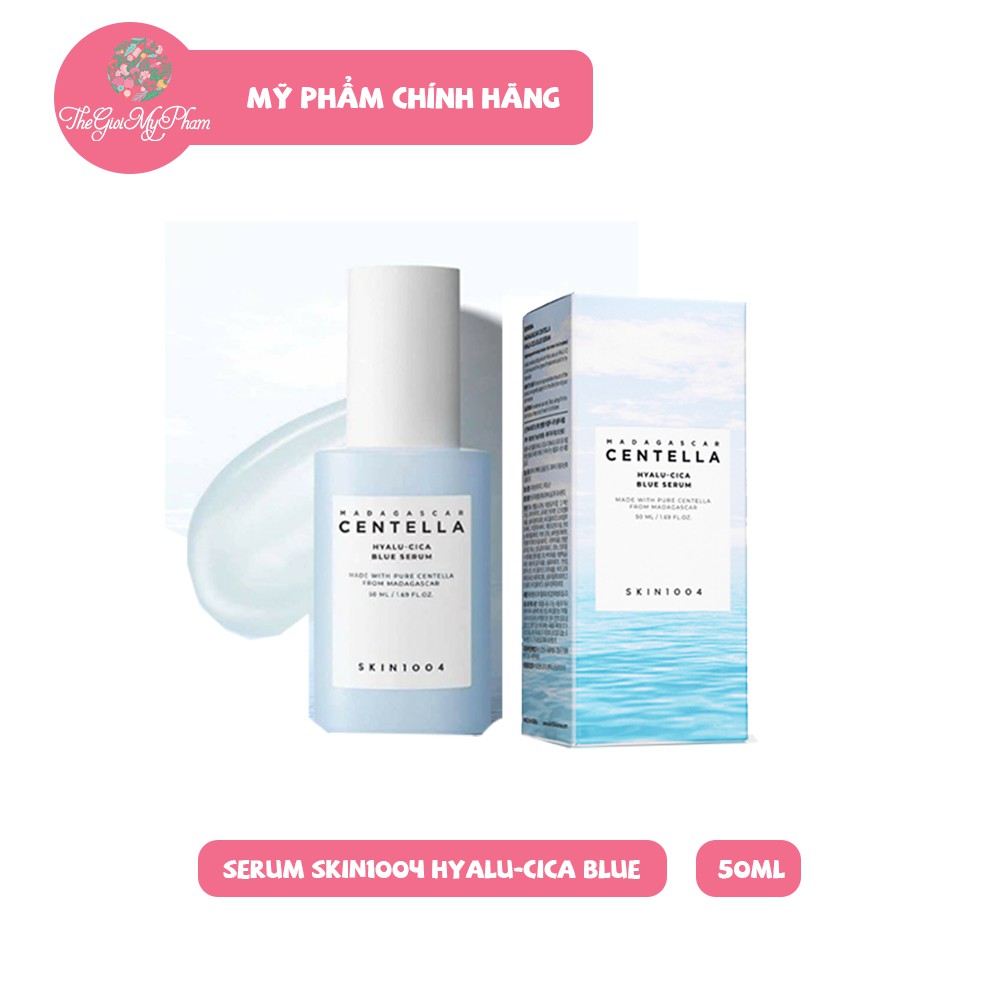 Tinh Chất Skin1004 Cấp Ẩm Làm Dịu & Dưỡng Sáng Da 50ml Madagascar Centella Hyalu-Cica Blue Serum 50ml