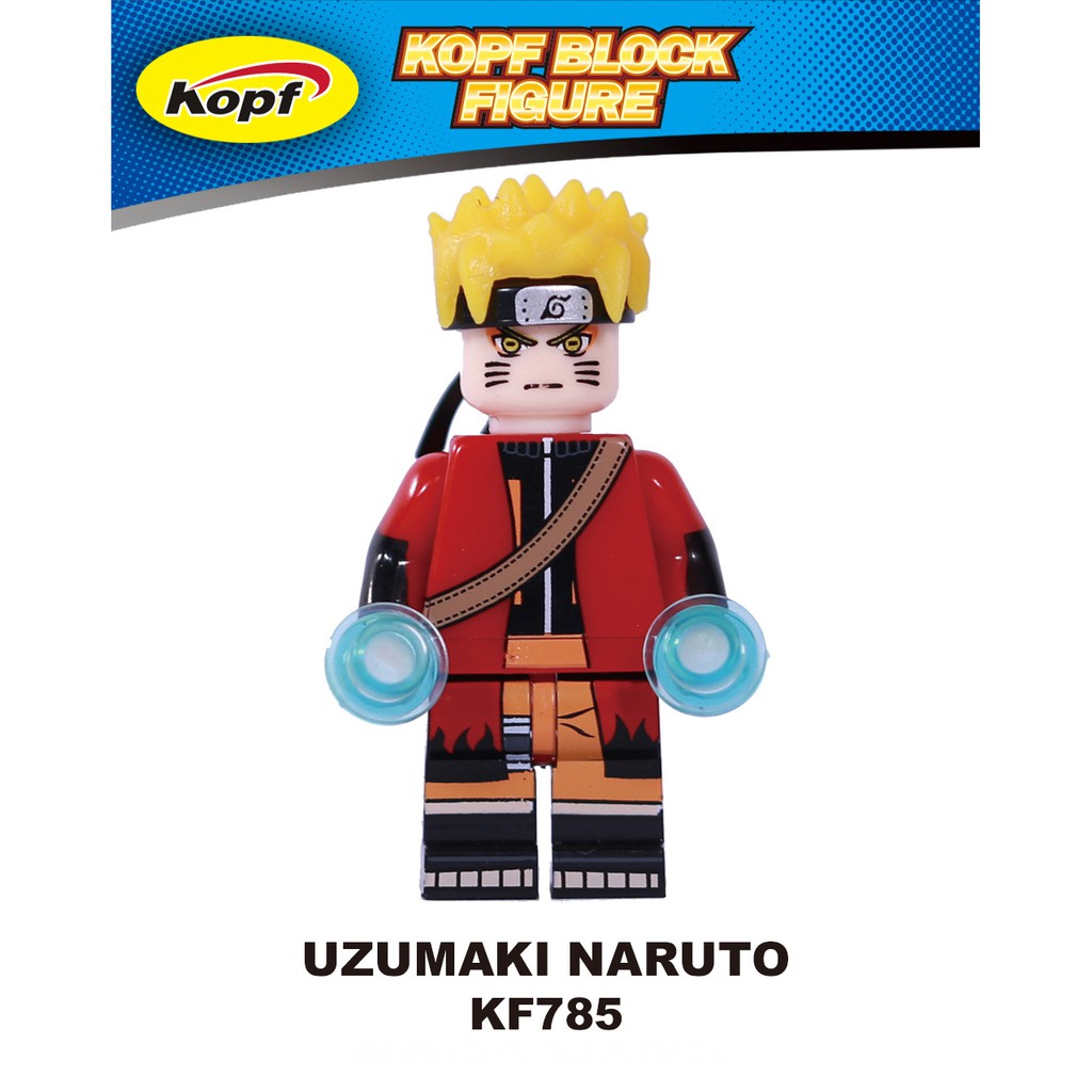 Minifigures Nhân vật Uzumaki Naruto Uchiha Sasuke Uchiha Itachi Jiraiya Hatake Kakashi KF6078