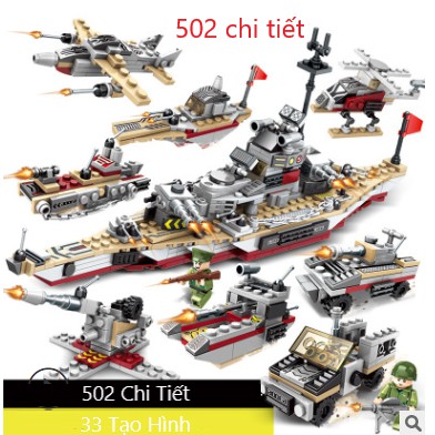 [502 CHI TIẾT] BỘ ĐỒ CHƠI XẾP HÌNH LEGO CHIẾN HẠM CHIẾN THUYỀN PHÁT TRIỂN TƯ DUY CHO TRẺ