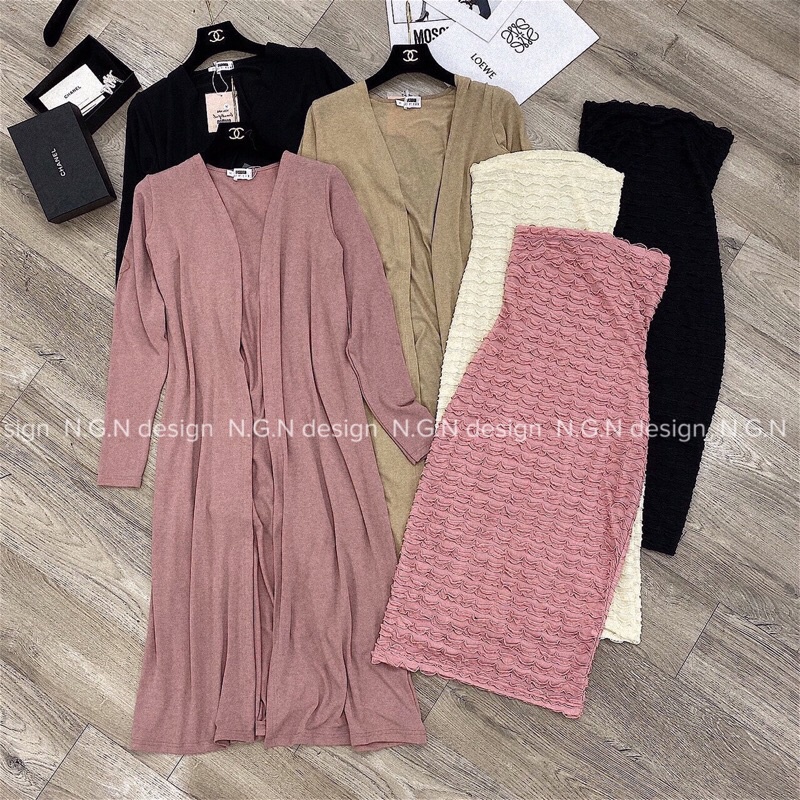 váy body khoác cadigan | BigBuy360 - bigbuy360.vn