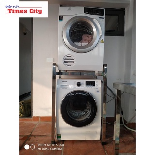 Kệ để máy giặt và máy sấy inox 304 hộp 400x400 để vừa tất cả các loại máy giặt và máy sấy