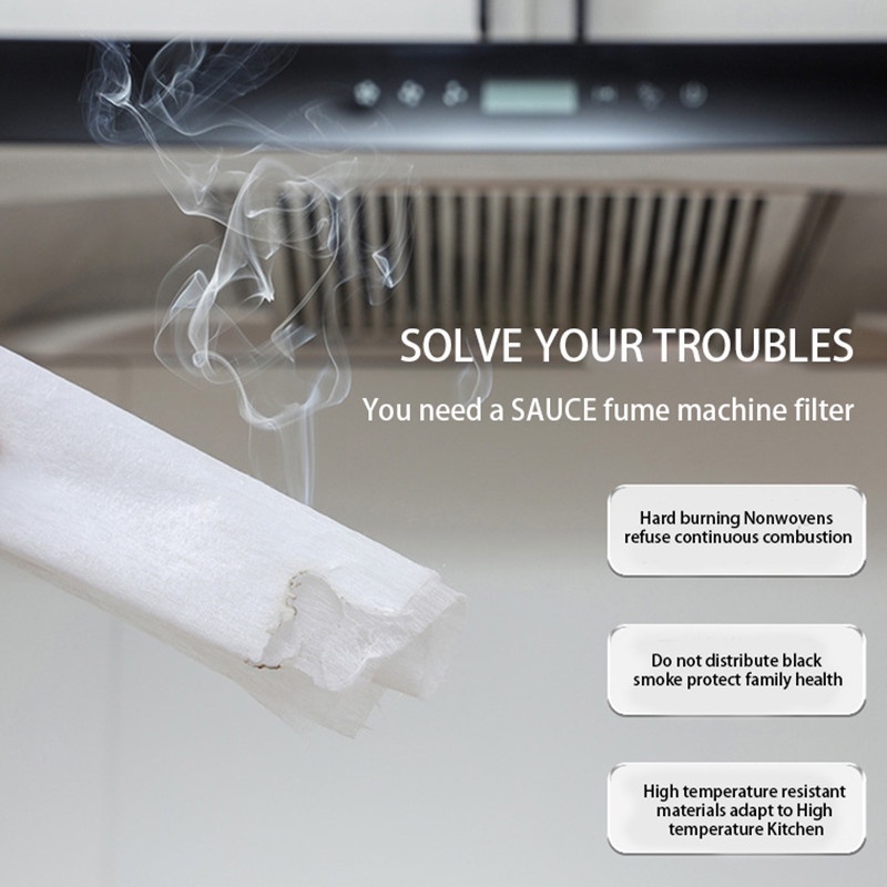 Set 6/12 Miếng Giấy Lọc Bảo Vệ Quạt Hút Dầu