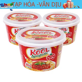 Mì trộn Cung Đình Kool Spaghetti tô 105g (có gói xốt bò bằm)