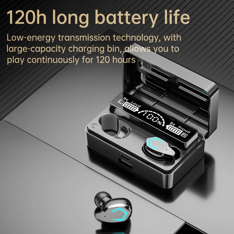 Tai Nghe Chơi Game Thể Thao TZUZL X3 Bluetooth V5.1 2000mAh Điều Khiển Cảm Ứng Chống Thấm Nước Và Mồ Hôi
