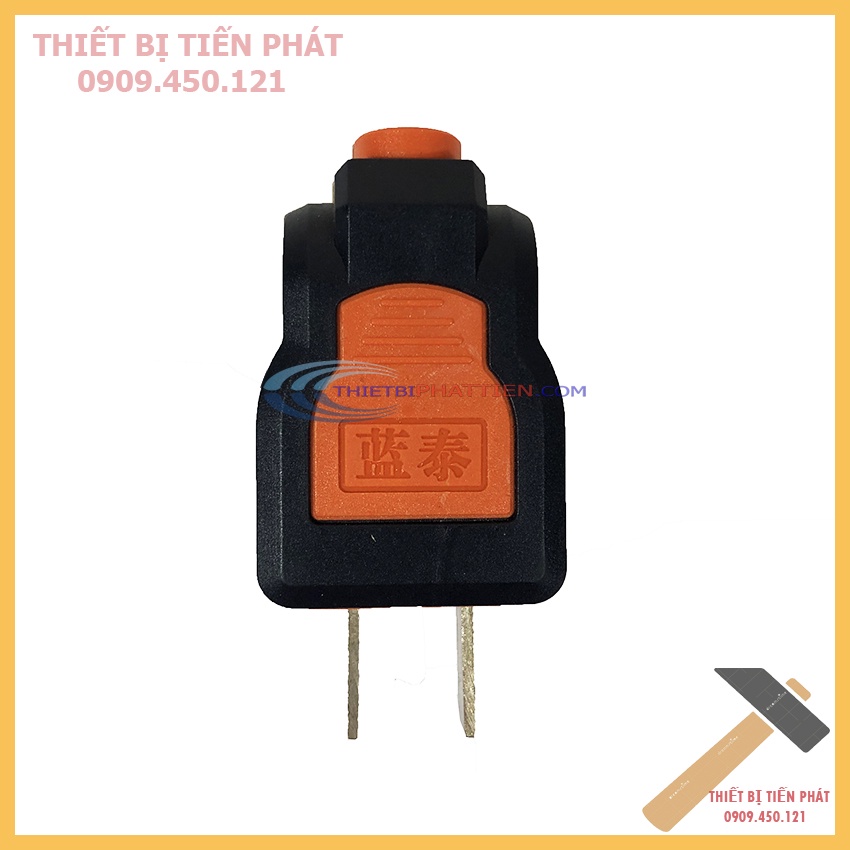 Phích cắm điện cam đen chân dẹp có thể xoay 180 độ 16A-250v chịu tải cao cao cấp