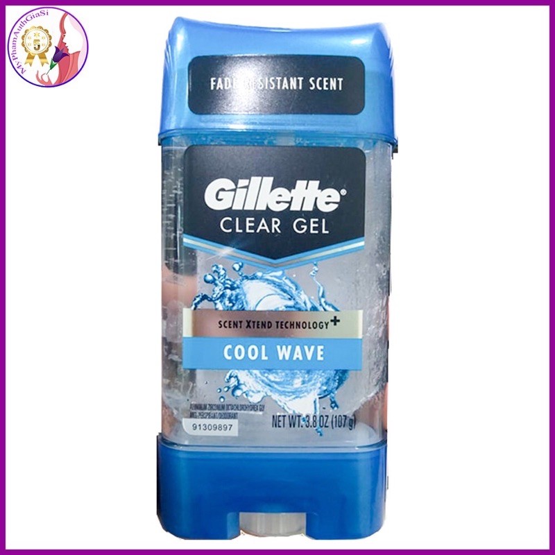 LĂN KHỬ MÙI GILLETTE ENDURANCE COOL WAVE 107G USA MỸ