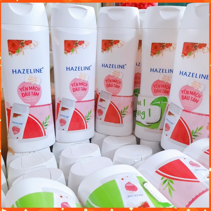 (HÀNG tẶNG) Sữa Tắm Hazeline Dưỡng Ẩm Sáng Da-Rạng Ngời Thuần Khiết 300g