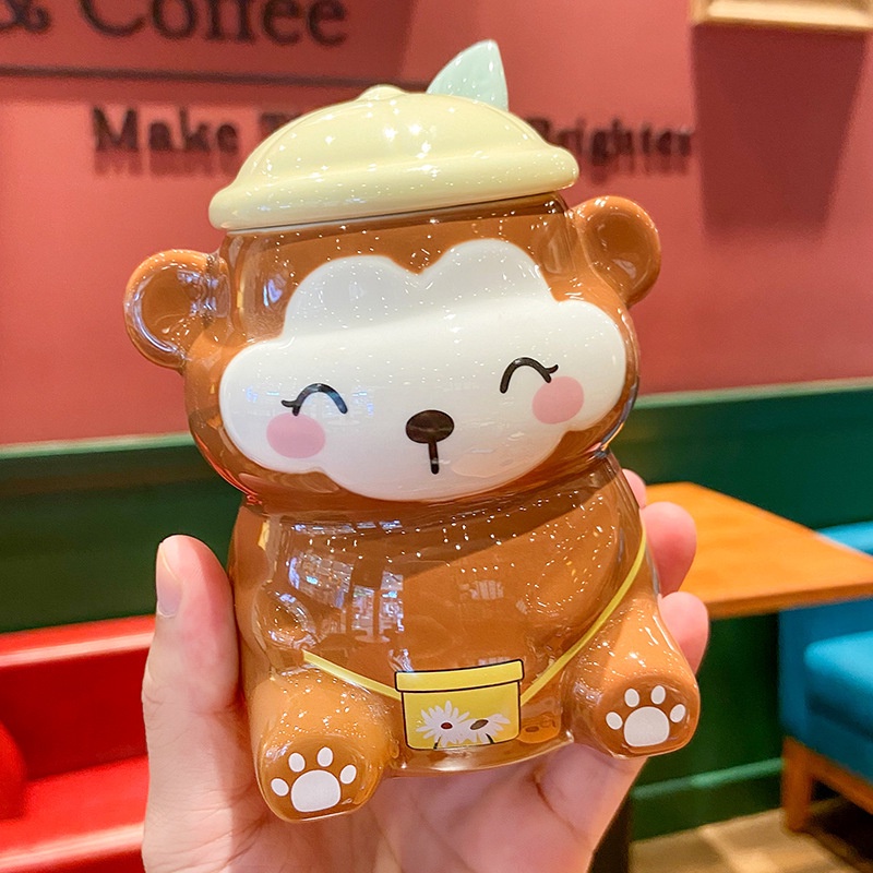Ly hình KHỈ dễ thương, ly cặp đôi, quà tặng