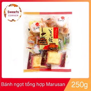 Bánh ngọt tổng hợp Marusan Tamakiya Irori no Tabi Nhật bản 250g