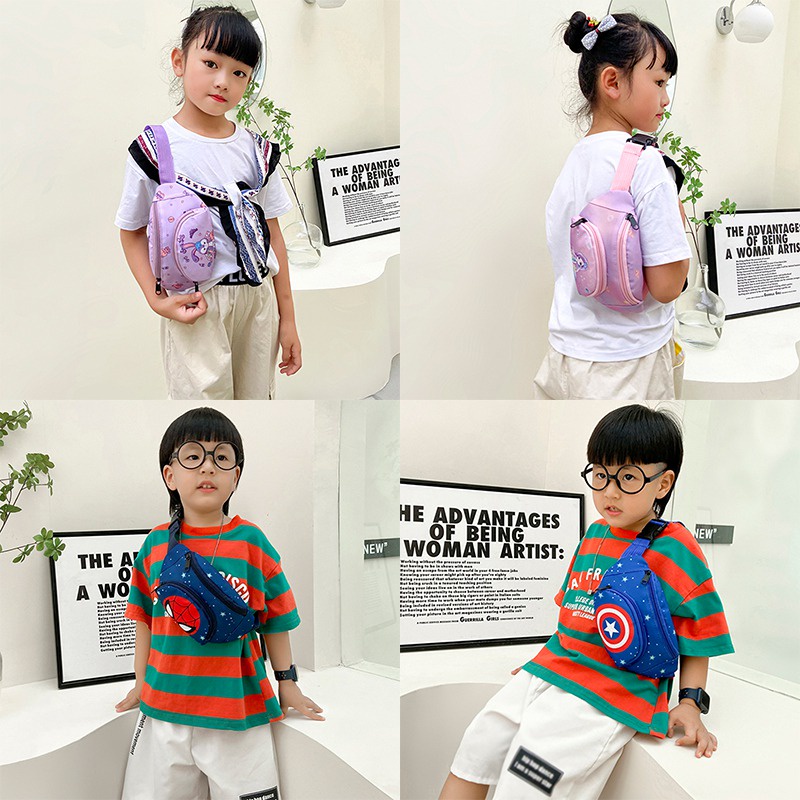 Túi Đeo Chéo Một Bên Vai Phong Cách Hàn Quốc Dễ Thương Hàng Mới Dành Cho Bé Trai Bé Gái