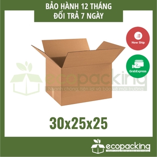 [XẢ KHO] Combo 20 thùng hộp carton 30x25x25 cm để đóng gói giao hàng