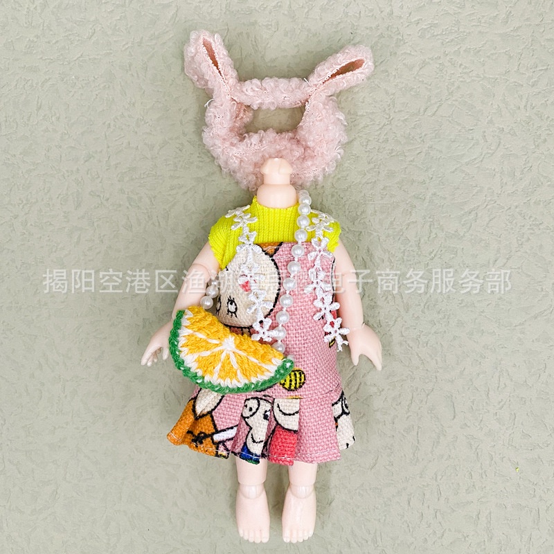 Đầm Đồ Chơi Búp Bê Dễ Thương 16-17 cm Tỉ Lệ 1 / 8