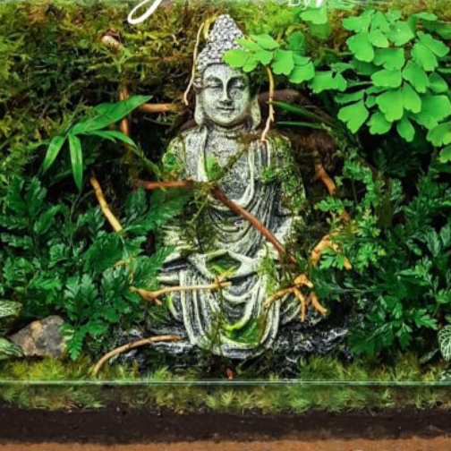 Tượng Phật Trang Trí Bể Cá, Bể Bán Cạn, Bể Thủy Sinh, Decor