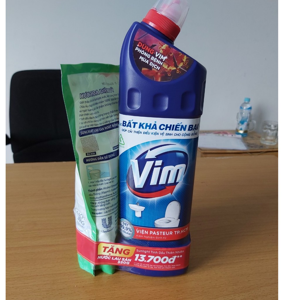 ( MỚI) Vim Diệt khuẩn chai 900ml Tặng QUÀ KHUYẾN MÃI | BigBuy360 - bigbuy360.vn