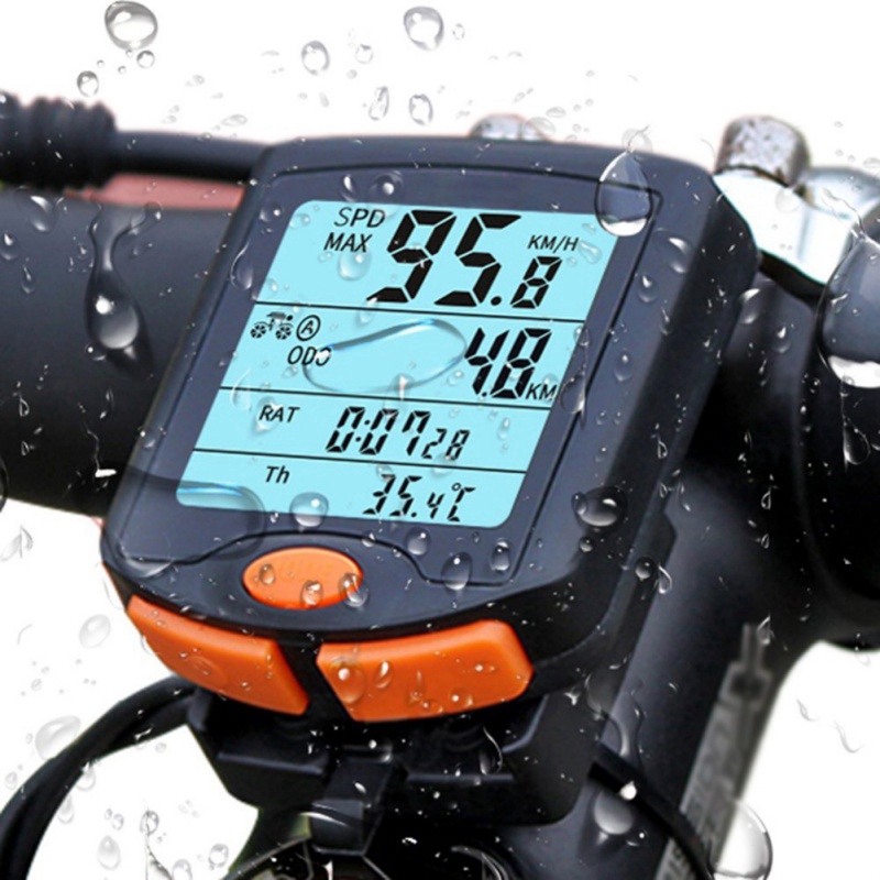Đồng hồ đo tốc độ chống thấm nước đa năng cho xe đạp
