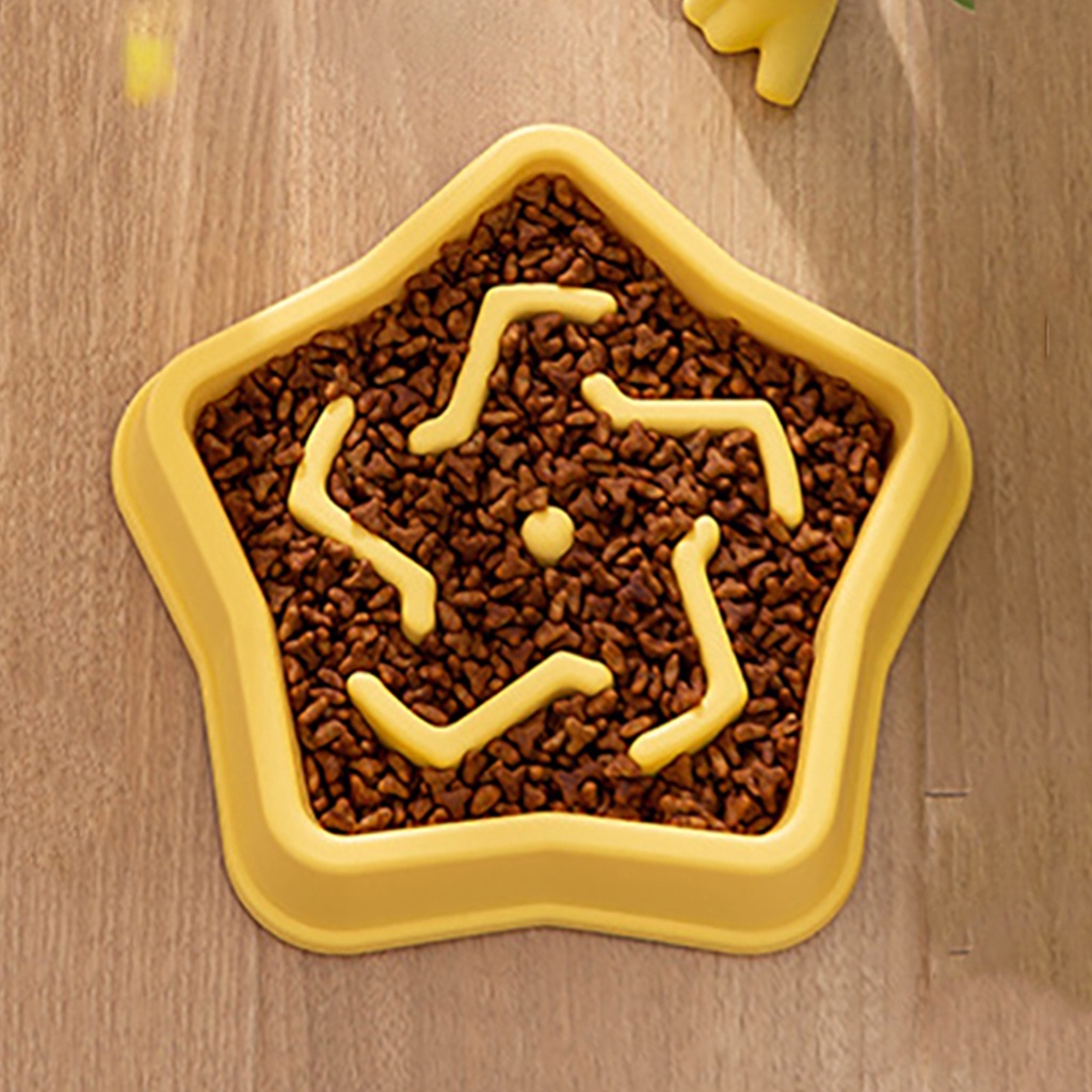 Bộ Tô Đựng Thức Ăn Chậm Chống Kẹt Tay Dành Cho Chó Mèo