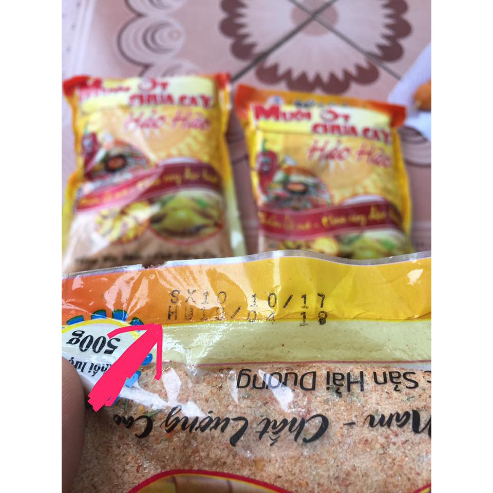 MUỐI ỚT CHUA CAY 500gr