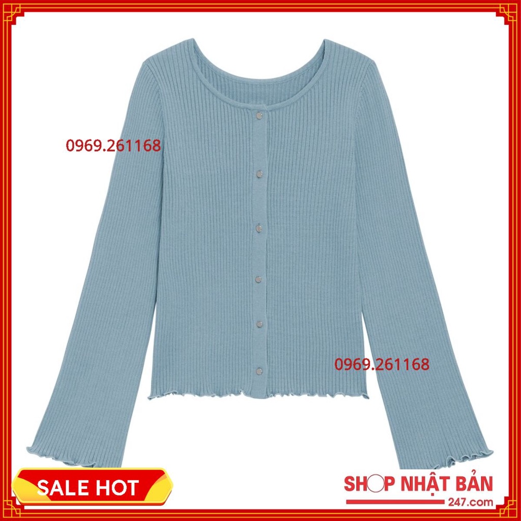 Áo len 2WAY êm dịu (dài tay) GU Nhật Bản - mã 327876