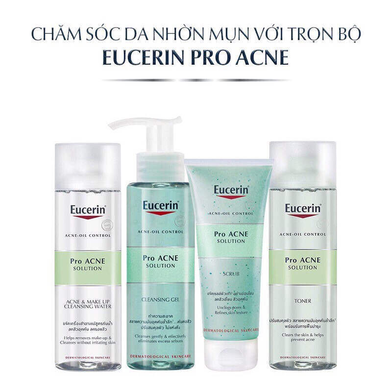 Tẩy trang Eucerin mới