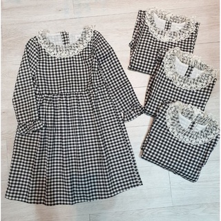 Váy kẻ cổ ren Zara Kids siêu tiểu thư - HÀNG DƯ XỊN 100% (Ảnh thật)