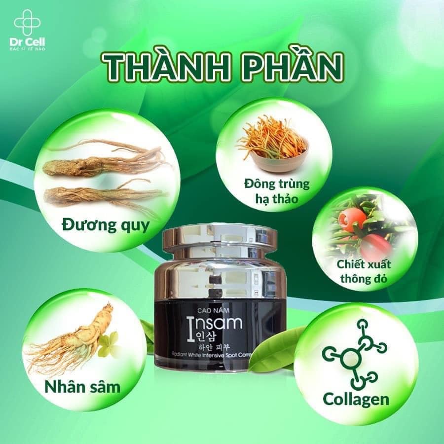 Cao nám Insam Dr Cell làm đẹp da, chống lão hóa, chống nhăn da 20ml SAN16