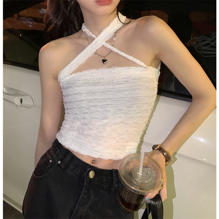 Áo Hai Dây Cổ Yếm Quyến Rũ Thời Trang Hè Cho Nữ